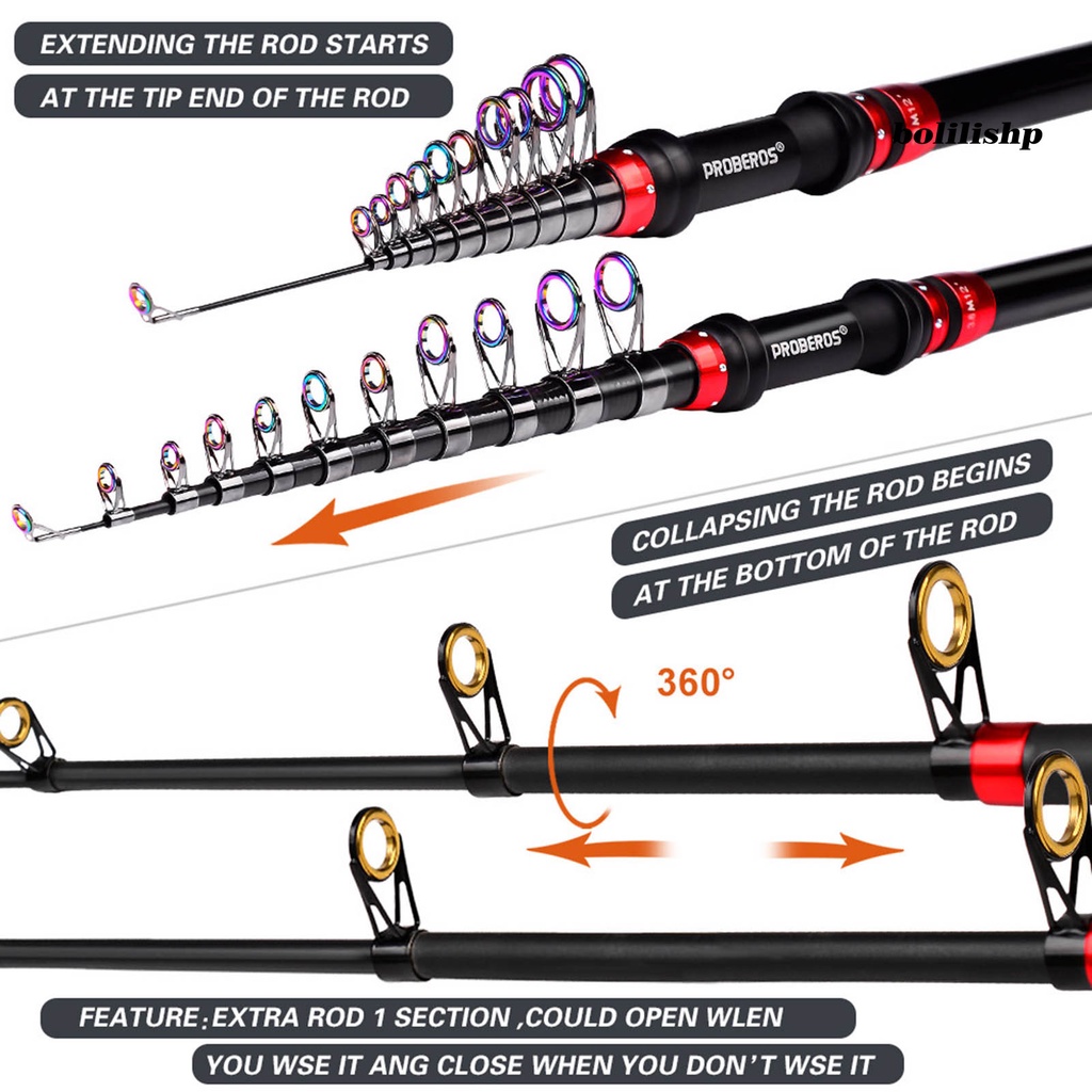 Bo-fishing Rod Full Kit Anti Gores Tahan Aus Kanan/Kiri Roda Berputar Yang Dapat Ditukar Pancing Untuk Memancing Di Luar Ruangan