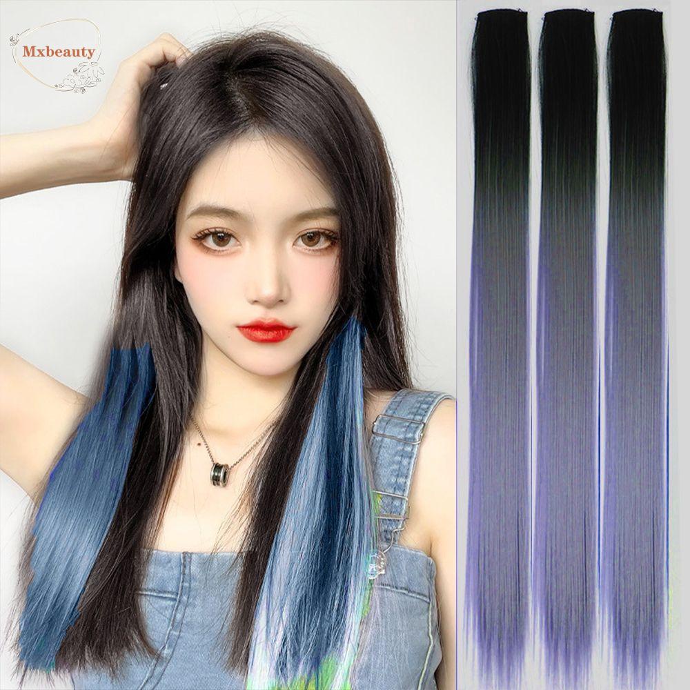 Mxbeauty Gradasi Hairpieces Gadis Hip Hop Rambut Ekstensi Gaya Punk Kepang Kotor Alat Styling Rambut