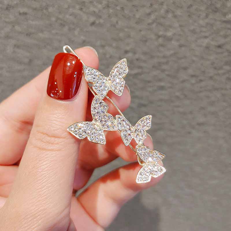 Jepit Rambut Butterfly,Hairpin Elegance Shining,Untuk Korea Fashion - SG