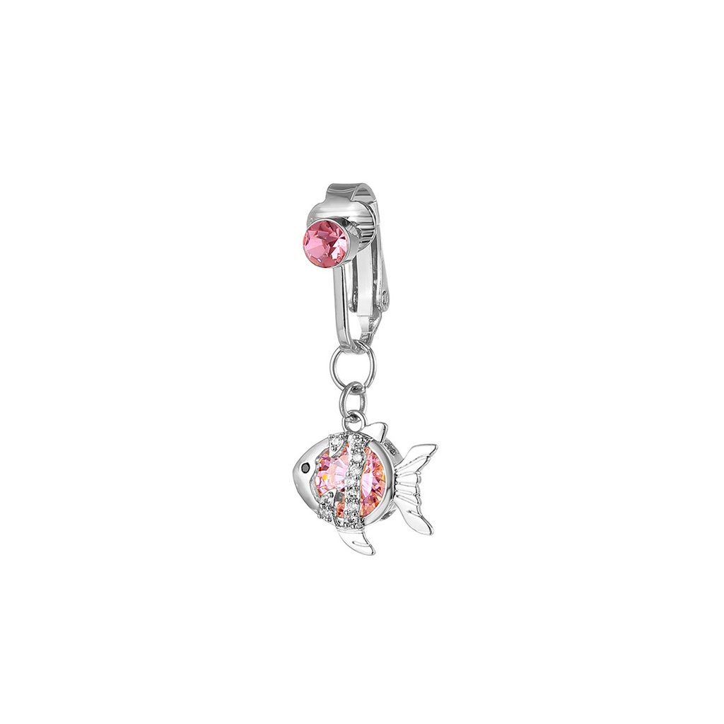 Pantai Aksesoris Perut Palsu Cincin Emas Ikan Angsa Stainless Steel Wanita Belly Button Ring Clip On Pusar Fashion Tulang Rawan Klip Non-piercing 1 Pc