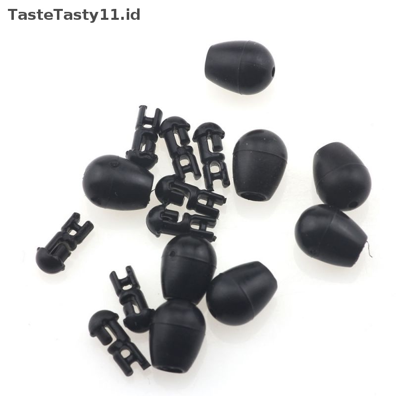 Tastetasty 20butir Quick Change Carp End Tackle Method Fishing Tool Connector Ikan.