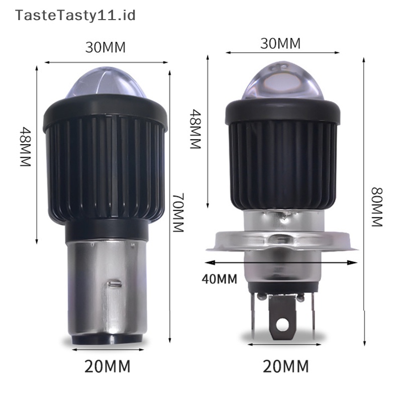 Tastetasty Lampu Depan Motor 12V CSP Lampu Led Untuk Motor High/Low Beam Led Sorot Fog Lamp Super Terang.