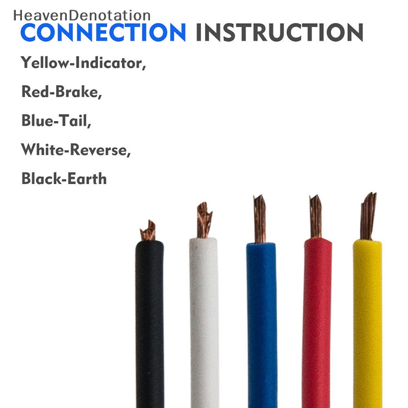 [HeavenDenotation] 12v 36LED Rear Tail Light Rem Stop Indikator Lampu Trailer Truk Van Caravan HDV