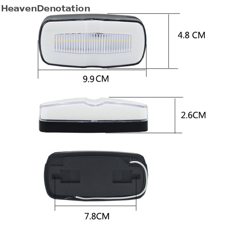 [HeavenDenotation] Lampu LED Side Marker Untuk Lampu Truk Trailer Mobil Running Light Lampu Sein HDV