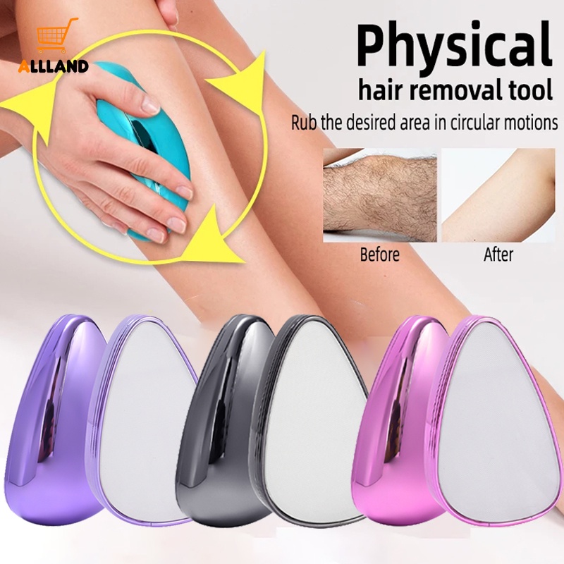 Epilator Penghilang Bulu Fisik Tanpa Sakit/Crystal Safe Easy Cleaning Hair Eraser/Alat Penghilang Kecantikan Tubuh Reusable