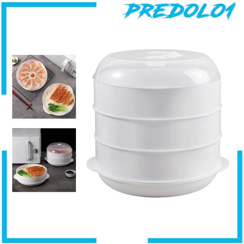 [Predolo1] Microwave Steamer Heating Steamer Alat Kukus Pemanas Microwave Untuk Dapur Rumah