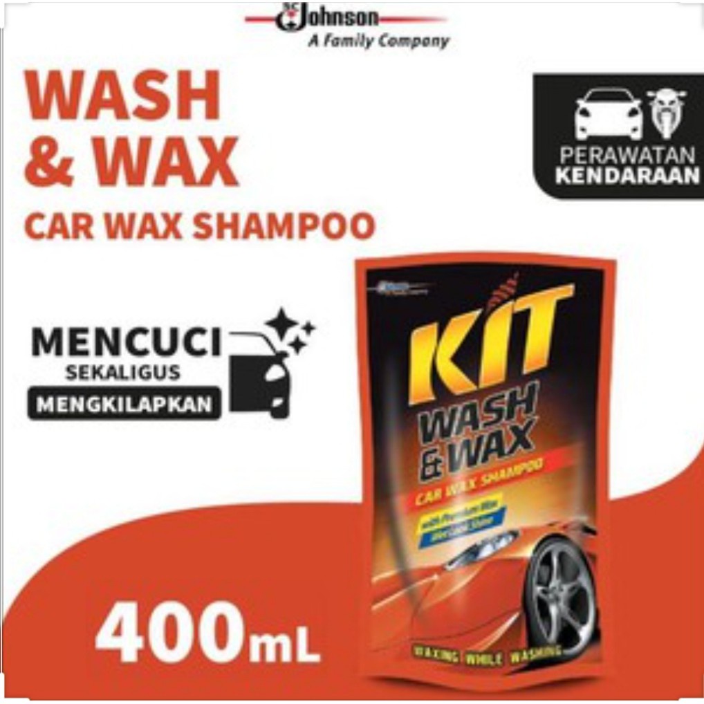 Kit Wash & Wax 400ml ( Refill )