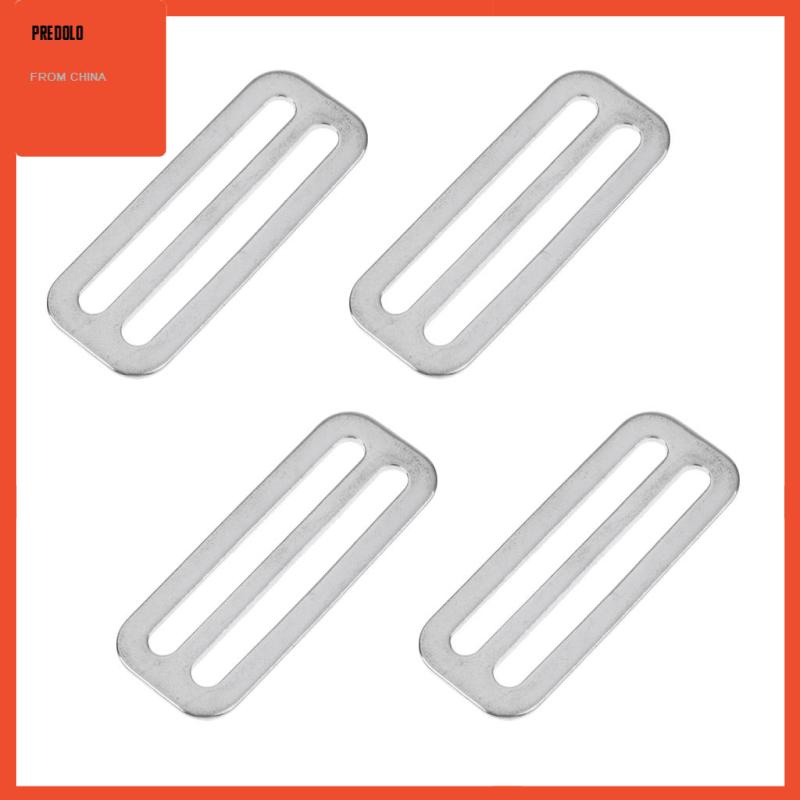 [Predolo] 4pcs Scuba Diving 50mm Weight Belt Slide 316pengaman Stopper Stainless Steel