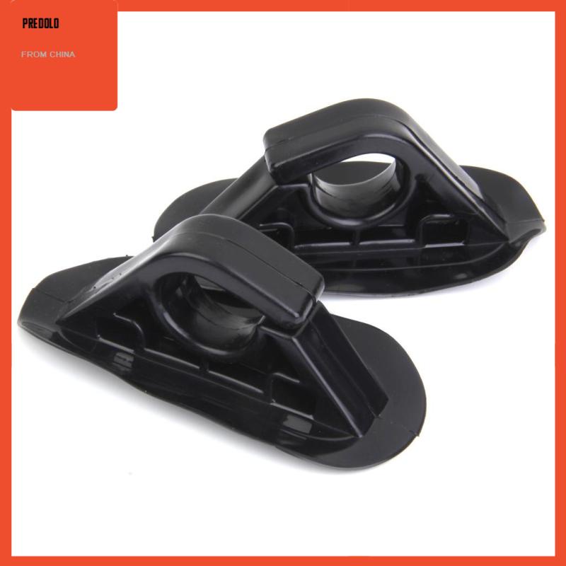 [Predolo] 2x Hitam Oar Paddle Holder Hook Gesper F Perahu Kayak Karet Perahu Perahu Aksesori