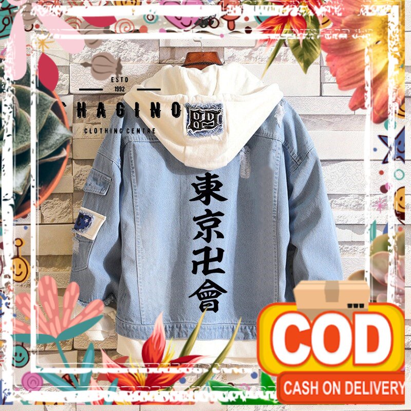 Shagino | Jaket Jeans Oversize / Jaket Jeans Oversize Sobek / Jaket Jeans Oversize Bordir / Jaket Je