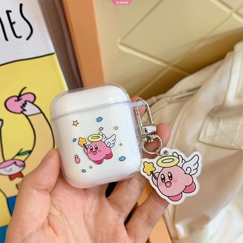 Sanrio Kuromi Airpods1/2Tingkatan Headphone Pelindung case Bluetooth Headphone cover Generasi Silikon Bening [ZXL]