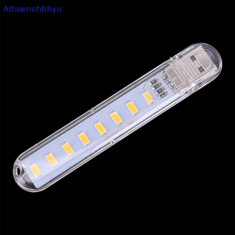 Adhyu Mini LED Portable 5V 8led USB Lighg Komputer Handphone Power Lamp Lampu Malam ID