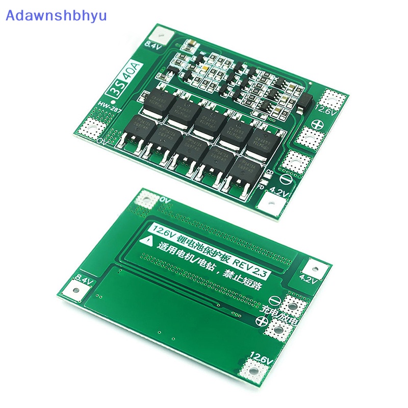 Adhyu 3S 40A Li-ion Lithium Cell Modul BMS Papan Perlindungan Bor Motor 12.6V Dengan Peningkatan ID