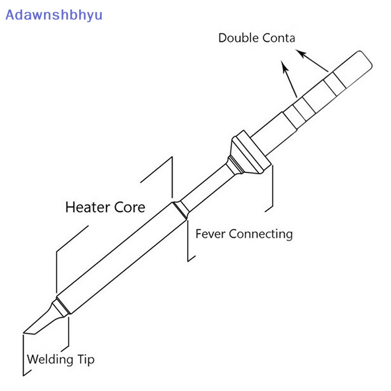 Tip Solder Pengganti Adhyu Original Untuk TS100 Solder Listrik LCD Digital ID