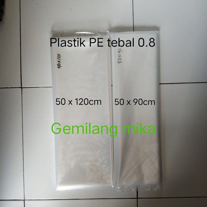 SN- Plastik packing ikan koi tebal 0.8 MURAH - 60 x 100 cm