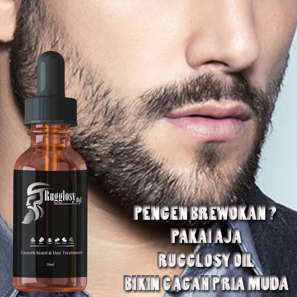 Terlaris Bayar Di Lokasi Serum Rugglosy Oil Penumbuh Original Menumbuhkan Kumis, Jenggot, Jambang Se