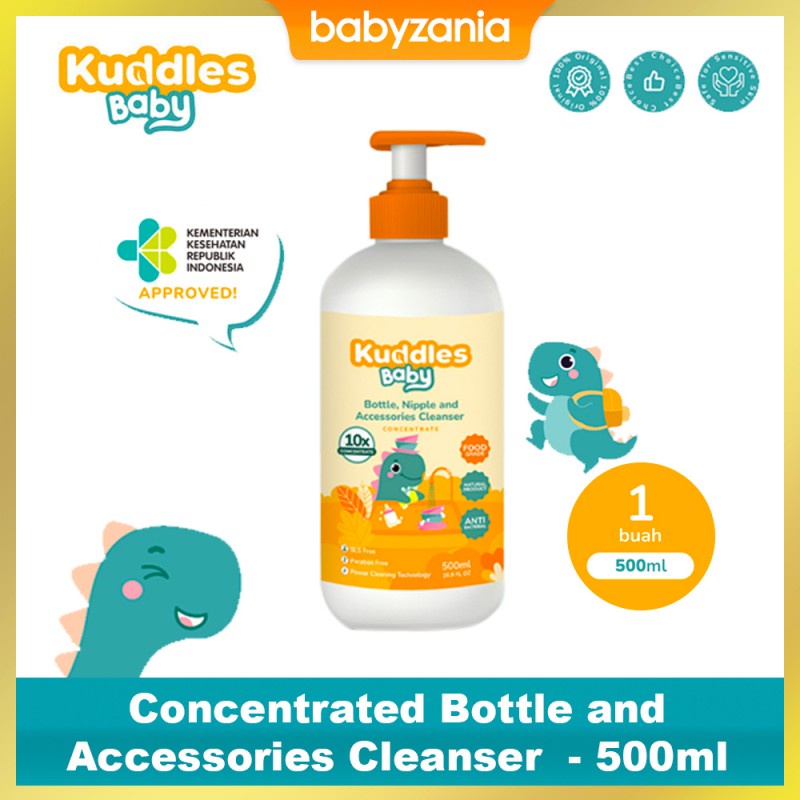 Kuddles Baby Concentrated Bottle &amp; Accessories Cleanser - 500 ml