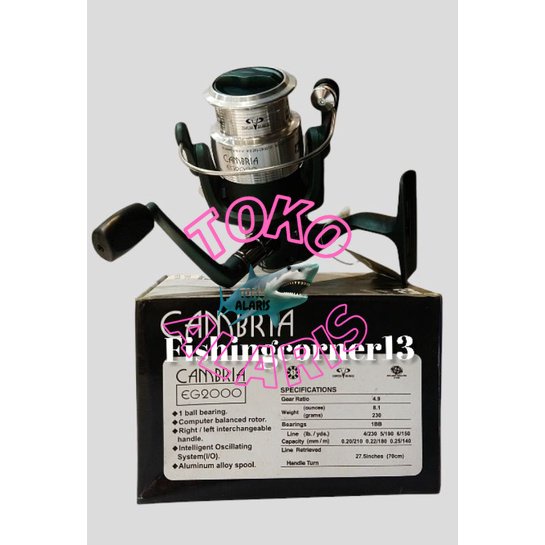 Reel Pancing TICA Cambria EG2000. Alminium spool