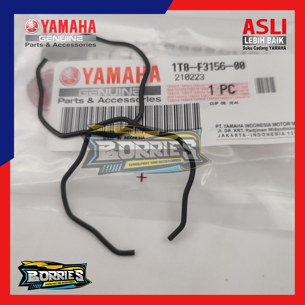 KLIP CLIP SEAL SIL SHOCK SOK MIO F1ZR JUPITER Z AEROX ASLI ORI YAMAHA 1T8-F3156-00