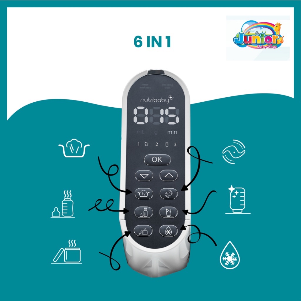 BABYMOOV - Nutribaby+ - Food Processor Bayi / Blender Makanan Bayi
