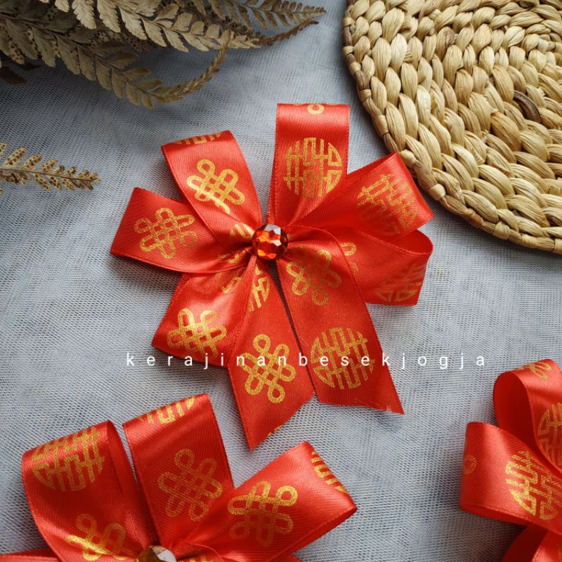 

(CNY 2023) PITA SIAP PAKAI HANTARAN IMLEK 1inch lebar pita 12-15cm /PITA HAMPERS IMLEK/CHINESE NEW YEAR