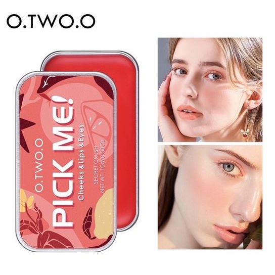 O.TWO.O 3in1 Clay Eyeshadow//Lipstick//Blush On Clay Pick Me