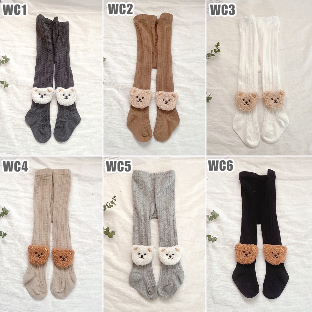 0-2 thn LEGGING STOCKING RIBBON BAYI ANAK / CELANA ANAK PEREMPUAN SOFT IMPOR Catalog WFS WC