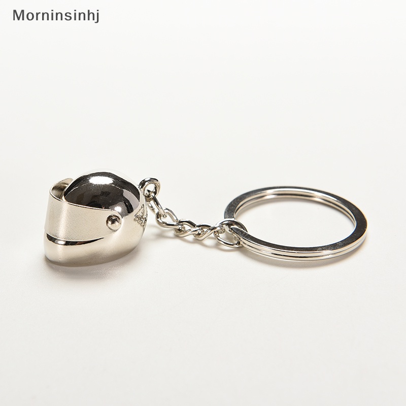 Mornin Gantungan Kunci Helm Sepeda Motor Kreatif Ring Keychain Keyring Key Fob id