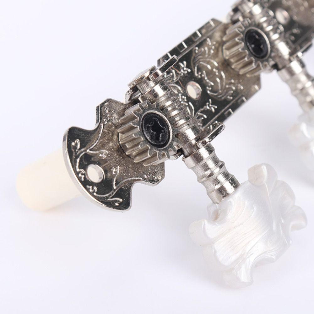 【 ELEGANT 】 Pasak Tuning Gitar Akustik Gitar Rakyat Tuner Kunci String Axis Bagian Gitar Chrome Part Guitar Tuning Knob