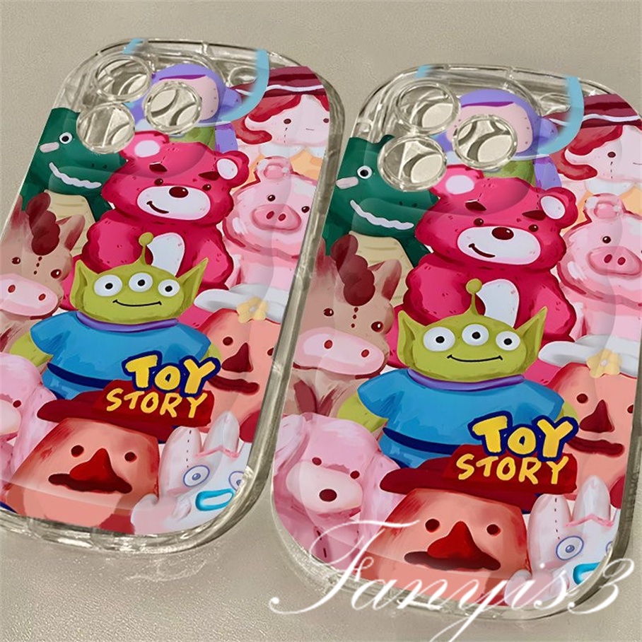 Compatible For IPhone 14 13 12 11 Pro Max X XR Xs Max 8 7 Plus SE 2020 Kompatibel Untuk Kartun Toy Story Sabun Telepon Case Bening TPU Soft Cover