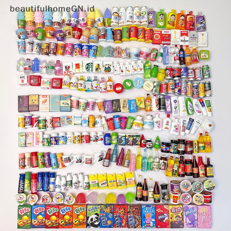 {Cantik} 5pcs Dekorasi Rumah Boneka model Botol mini Alat Peraga Adegan shoog~