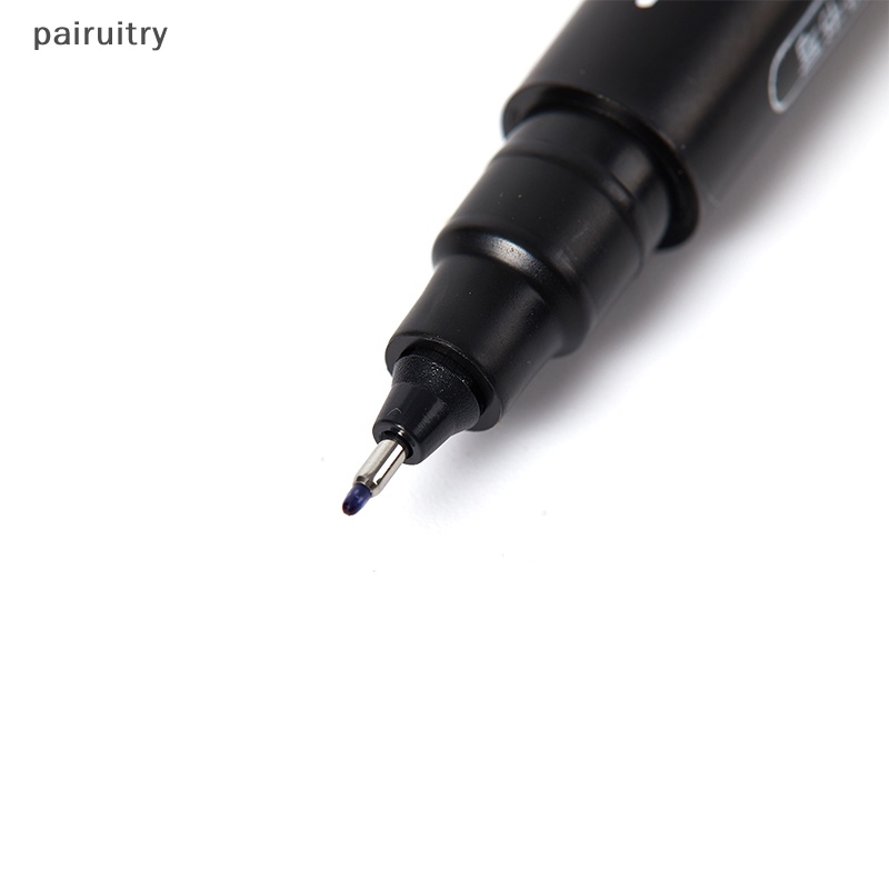 Prt 10Pcs Double-headed Line Pen Paing Stroke Garis Kait Berminyak Spidol Tahan Aus Fiber Pen Ink Pen Art Alat Tulis Kantor PRT