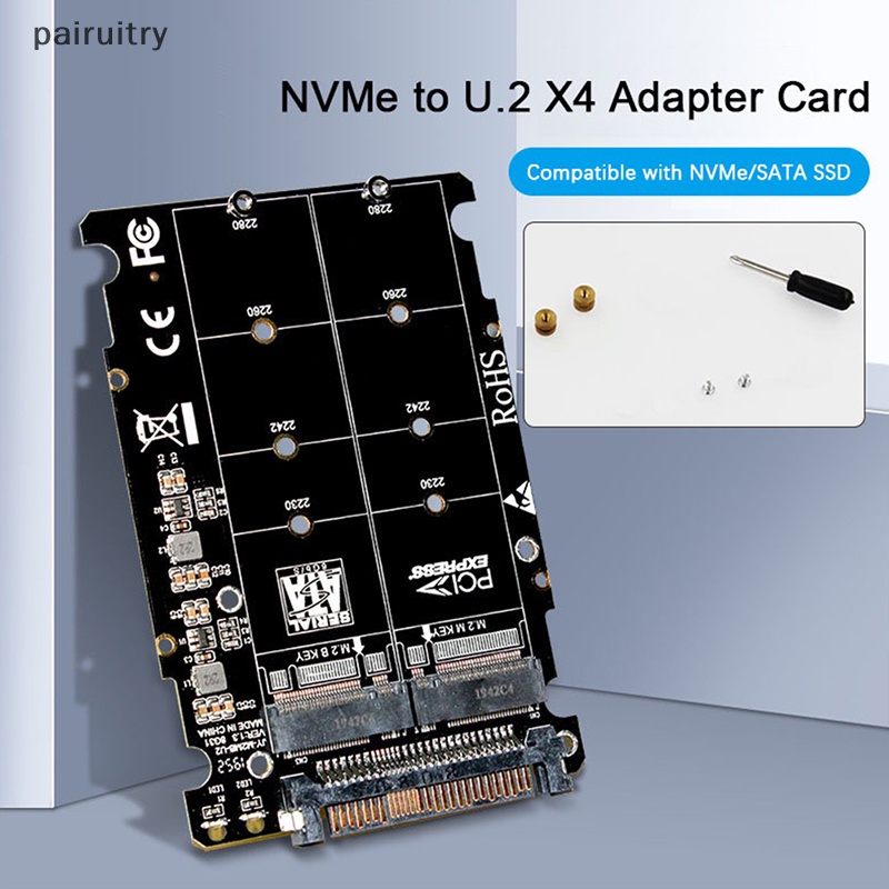 Prt M.2 SSD to U.2 Adapter to PCI-e U.2 SFF-8639 PCIe M2 Adapter Converter Untuk Komputer Desktop PC PRT