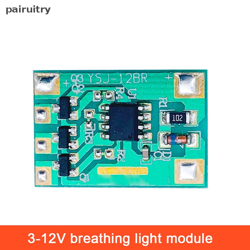 Prt DC 3V-12V Gradient Light Controller Peredup Otomatis Lampu Pernafasan Lampu Modul Driver Kedip PRT