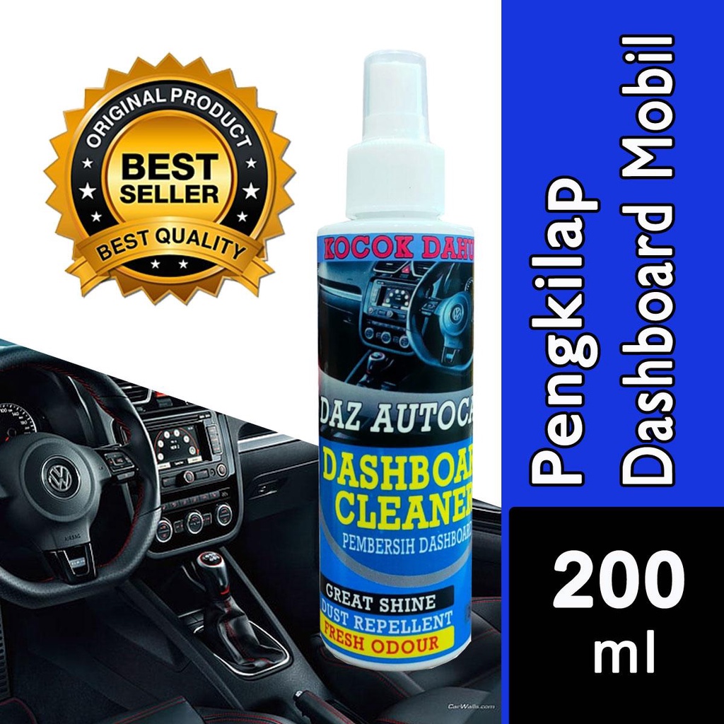 Dashboard Cleaner Botol SPRAY 200Ml - Pengkilap Dasboard