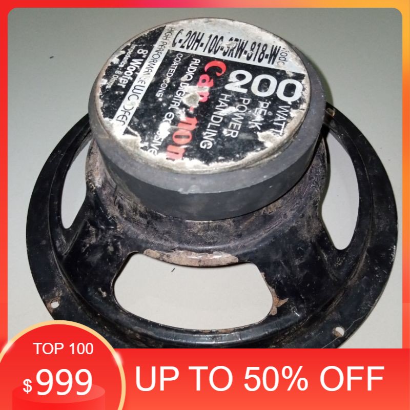 PROMO kerangka rangka sepeker speaker bekas 8inch 8 inch lengkap dengan t yoke dan magnet 10 cm mura