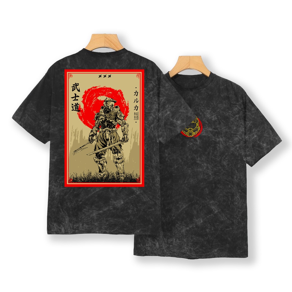 Kaos Distro Snow Wash Lengan Pendek Cowok Cewek Reguler T-Shirt Bahan Katun Adem Depzee Vol 2