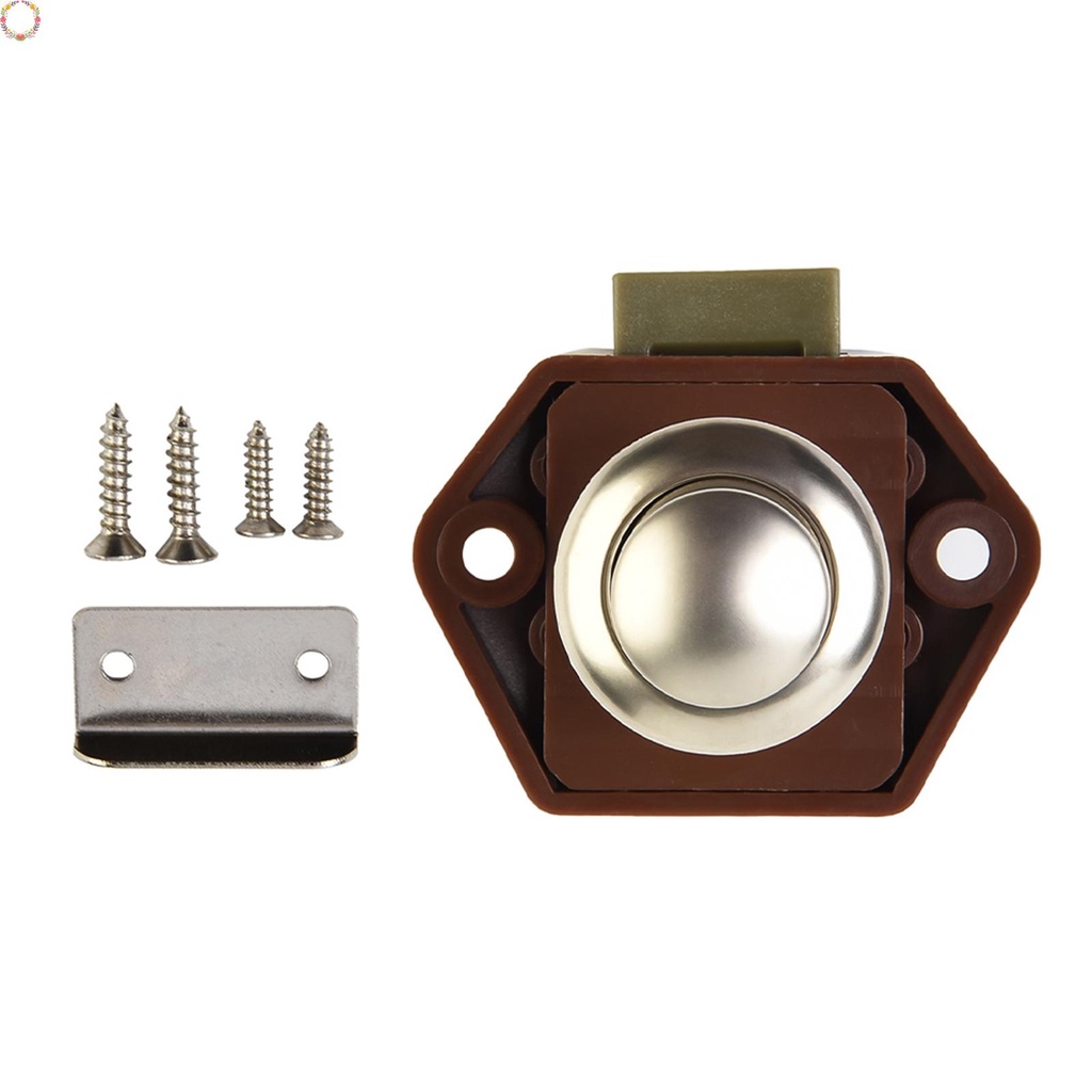 High Quality Button Lock Latches Car Keyless 1PCS Tombol Lemari Pintu RV Lock