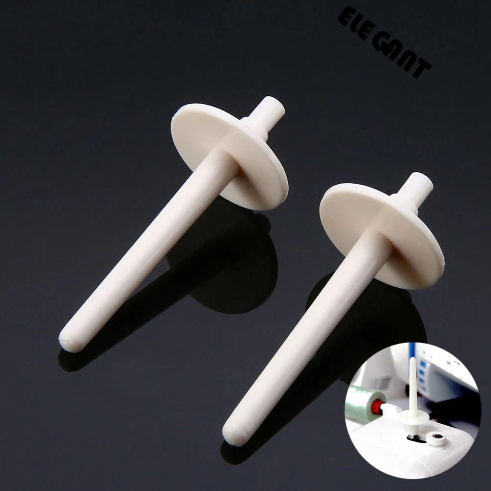 [Elegan] Spool Pins White Mounts On Bobbin Winder DIY Kerajinan Rumah Tangga Sendok Stand Holder