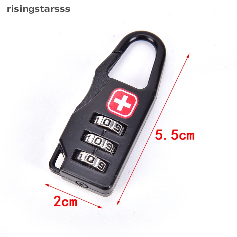 Rsid Span-new 1pc Peralatan Camping Outdoor Multi Tool Luggage Password Lock Padlock Jelly