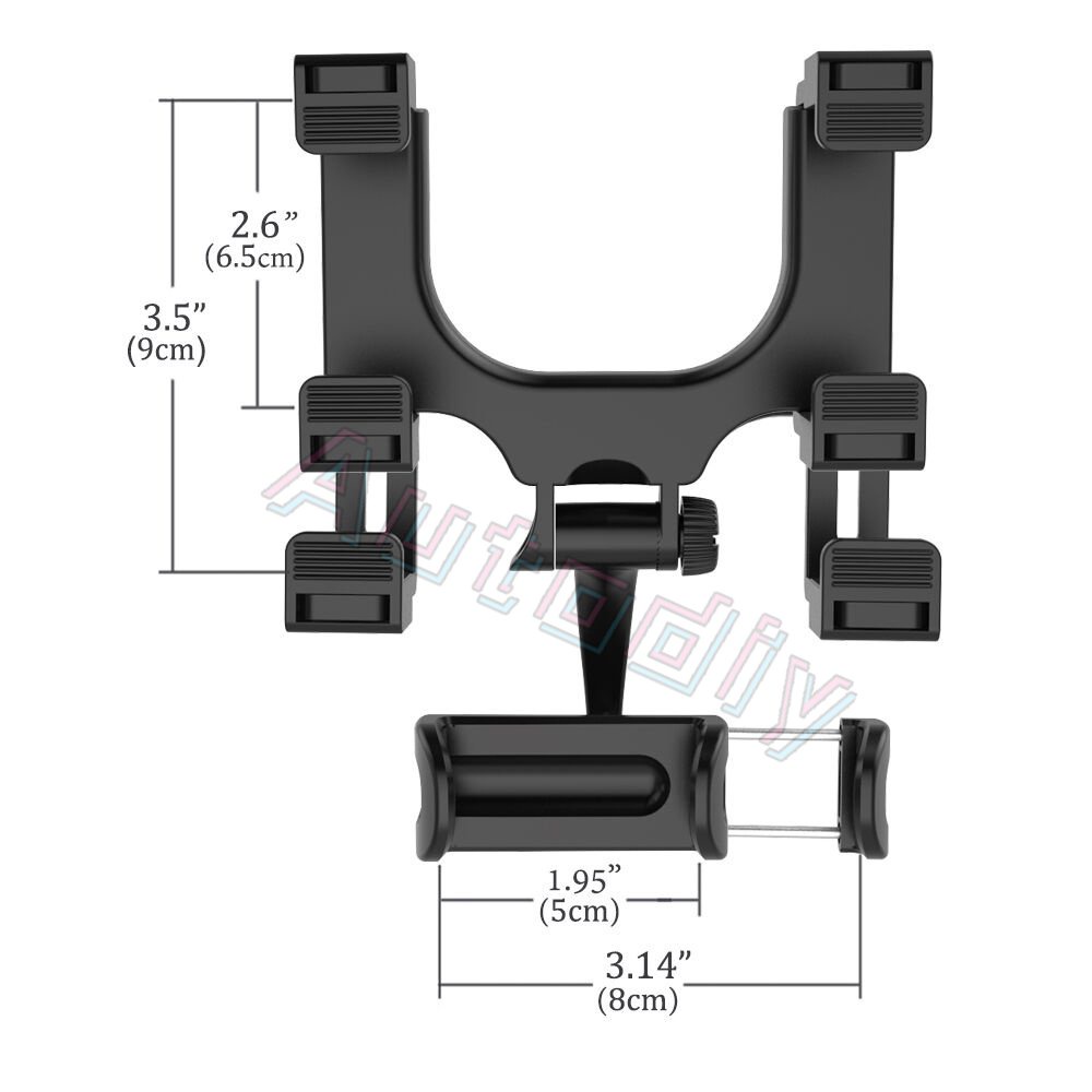 Car Phone Holder Spion Mobil Dudukan Ponsel 360derajat GPS Smartphone Stand Universal Spion Phone Holder