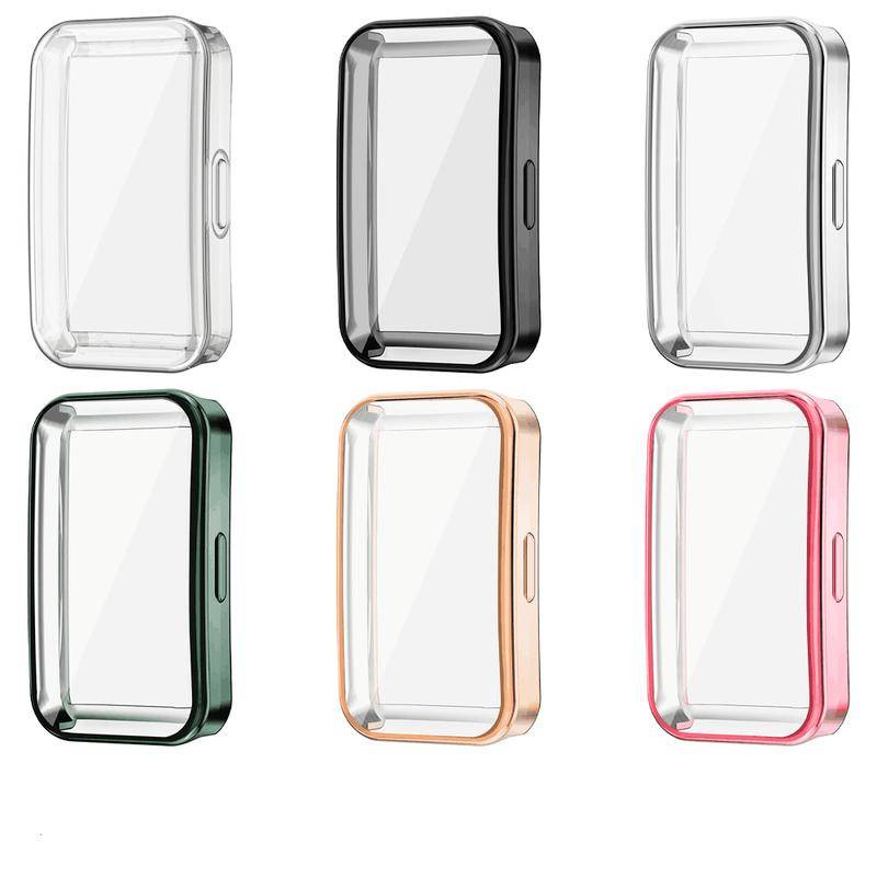 Case Pelindung Layar Untuk Huawei band8 Full Coverage Bumper Soft TPU Pelindung Case Cover Untuk Huawei band8 Aksesoris