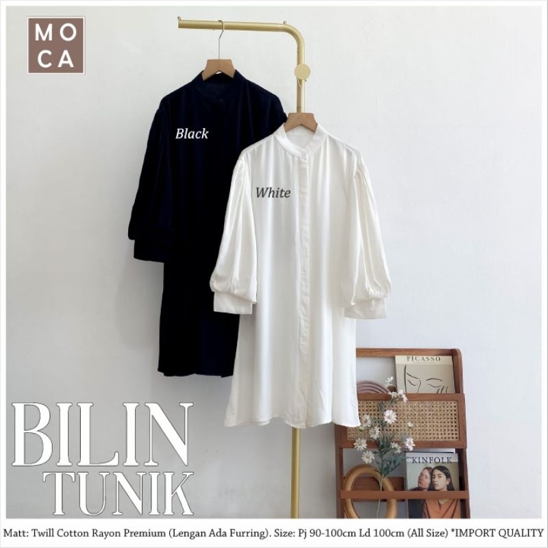 BILIN TUNIK ORI MOCA | Ld100 Twill Cotton Rayon Premium