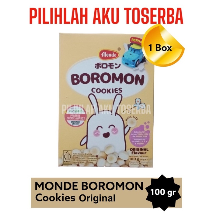 Biskuit Monde BOROMON Cookies ORIGINAL - ( HARGA 1 DUS ISI 24 box )