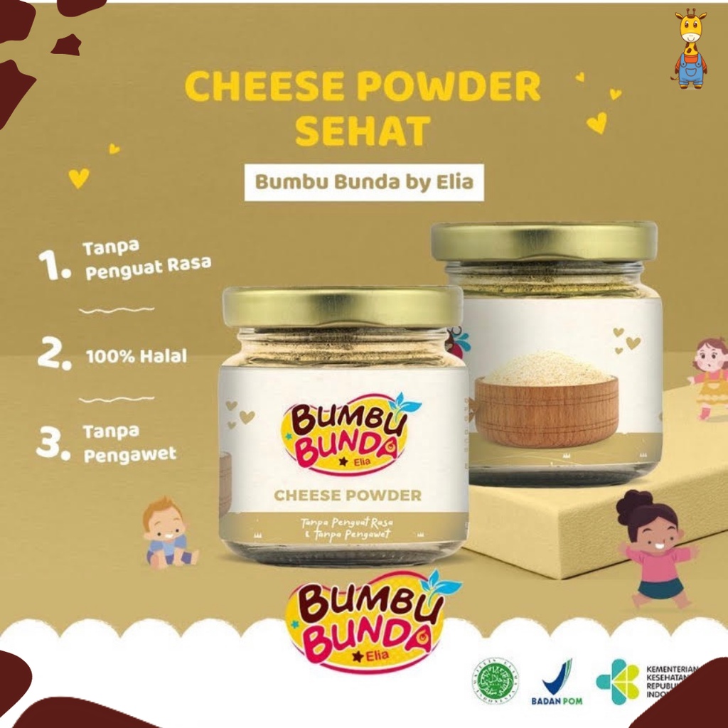 Bumbu Bunda Elia Organic Food Powder Rempah MPASI / Kaldu MPASI / Kaldu Bayi / Lengkuas Organik