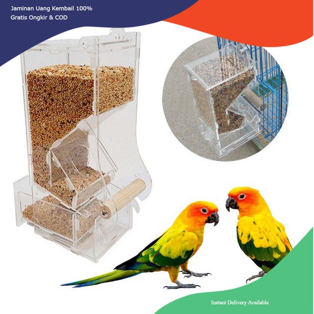 Tempat Pakan Burung, Dispenser Pakan, Dispenser Millet, Wadah Pakan Burung, Dispenser pakan burung