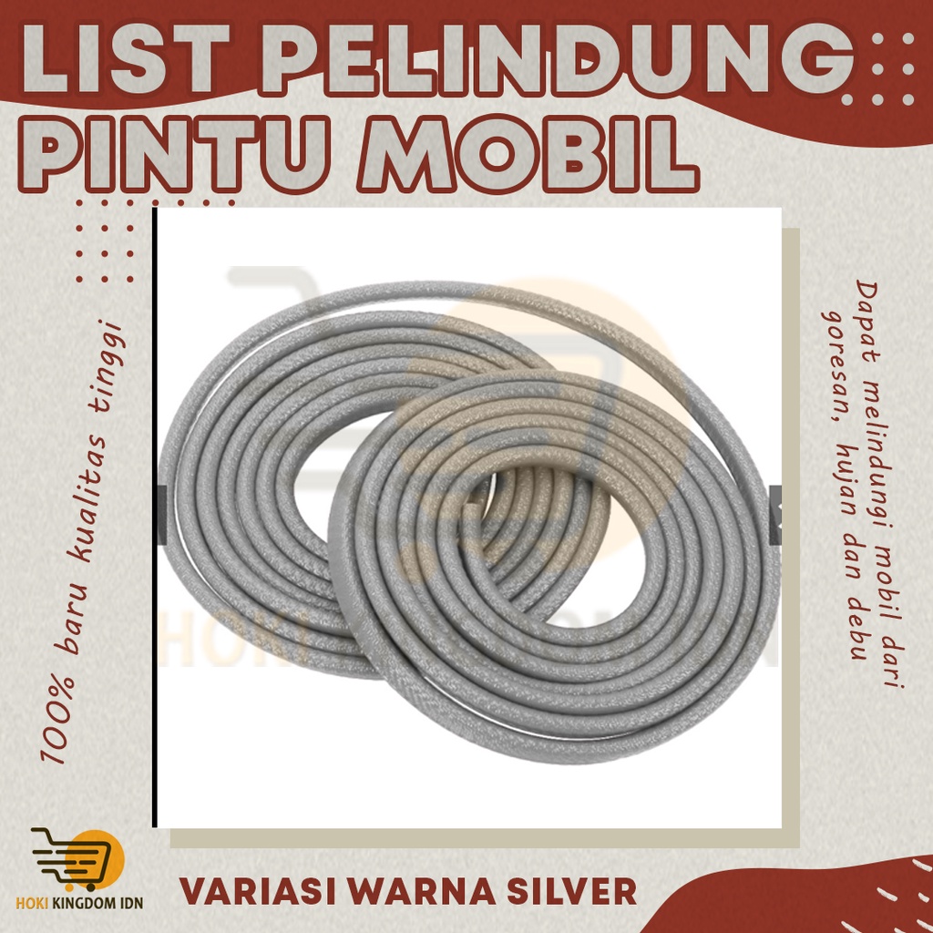 【5/10M】Karet Pintu Mobil/List Pelindung Pintu Mobil Universal Peredam Suara Strip VAriasi Aksesoris Mobil