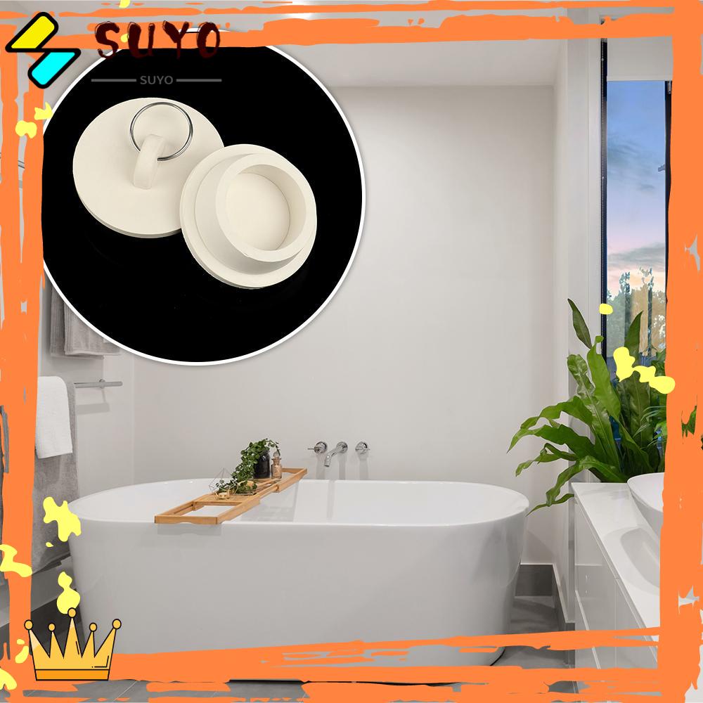 Suyo Sumbat Bathtub Karet Pembuangan Wastafel Dapur Bulat