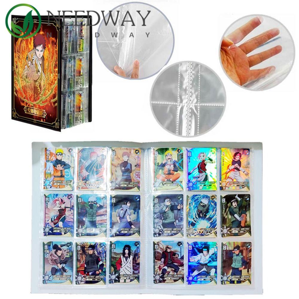 Needway   Naruto Card Collectors Book Hadiah Ulang Tahun Game Card Naruto Album Buku Penyimpanan Foto Kartu Game Koleksi Kartu Game Folder Photocards Collect Game Card Holder