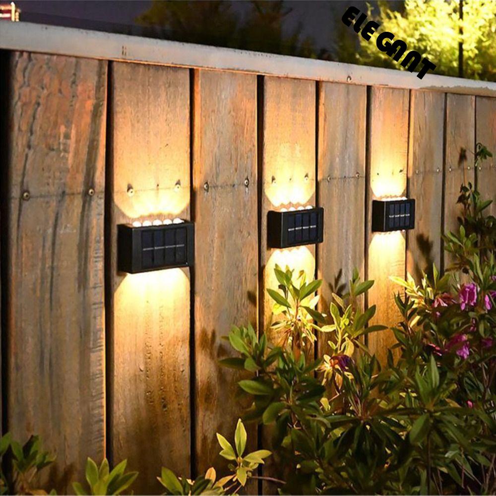 [Elegan] Lampu Malam Outdoor Halaman Pagar Pembatas Langkah Dekorasi Dinding Pekarangan Untuk Taman Rumah Balkon Dekorasi Jalan Outdoor Light